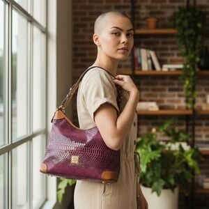 Dooney & Burke Burgundy Shoulder Bag